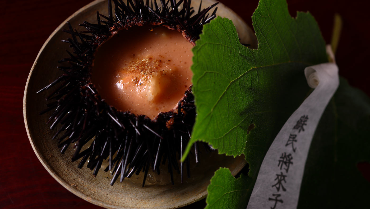 Chilled Sea Urchin and Tomato Soup